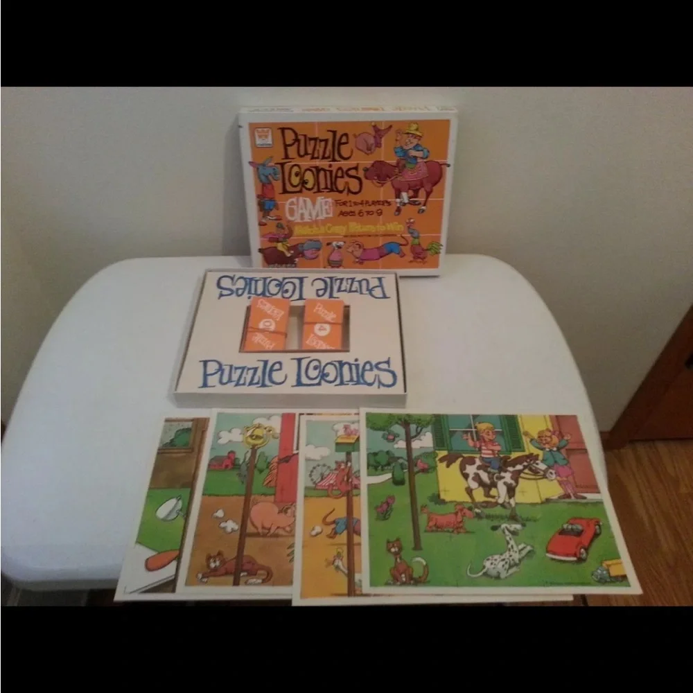 Vintage 1979 Puzzle Loonies Game by Whitman - complete